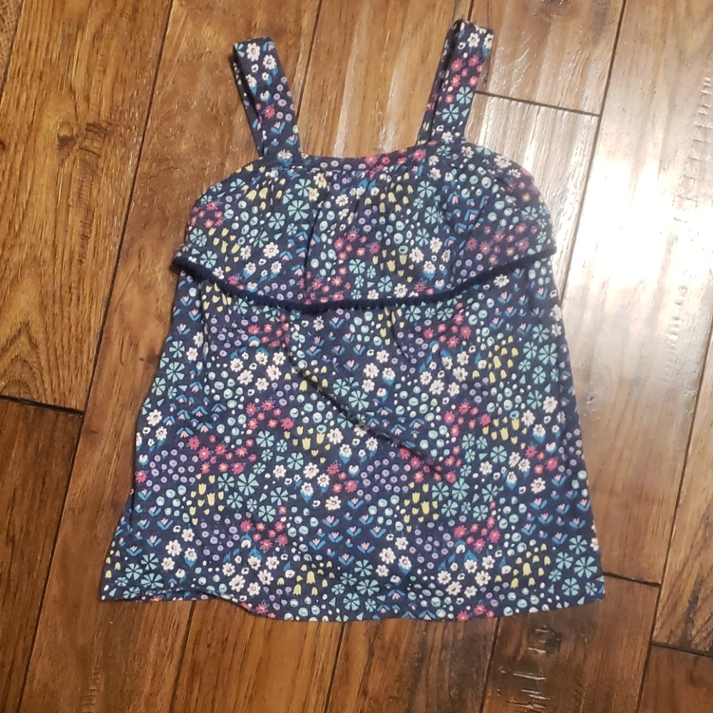 Multi color Flower tank top